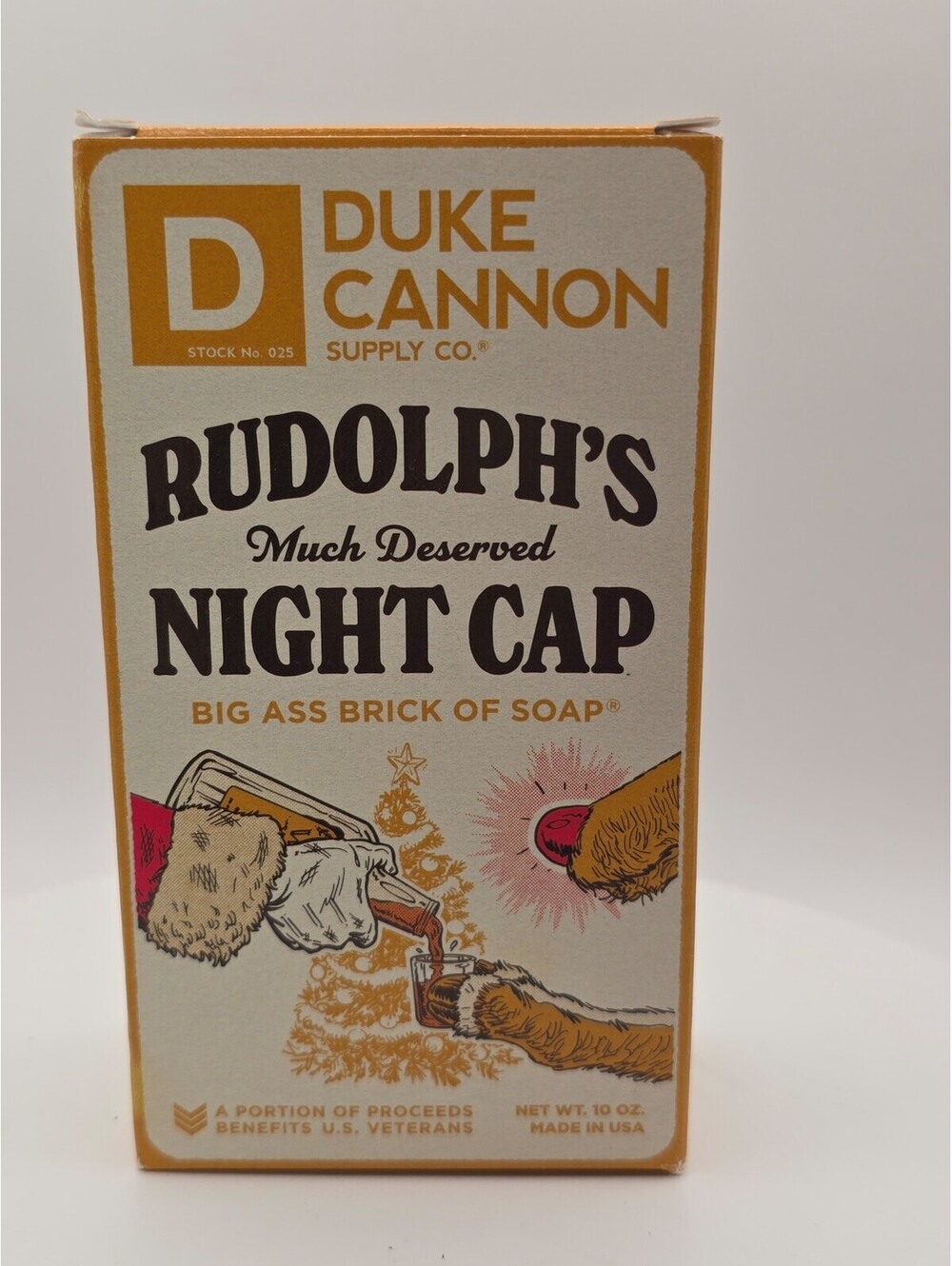 Duke Cannon Supply Co. Rudolph S Much Deserved Night Cap Bar Soap - 10oz